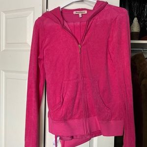 VINTAGE Juicy Couture terry track suit set rhinestone
